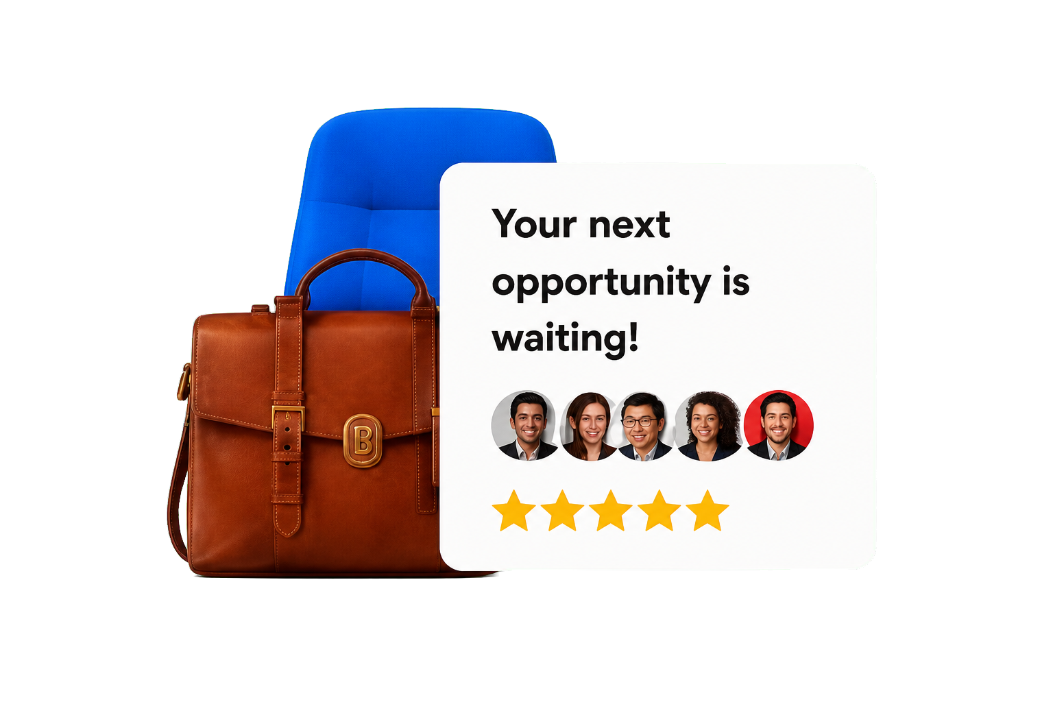 Work bag and opportunity rating card